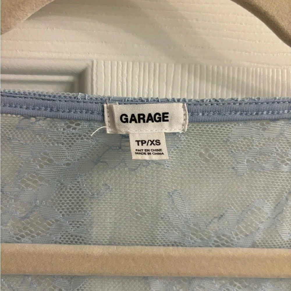 Garage Lace Blue Tee - Picture 4 of 4